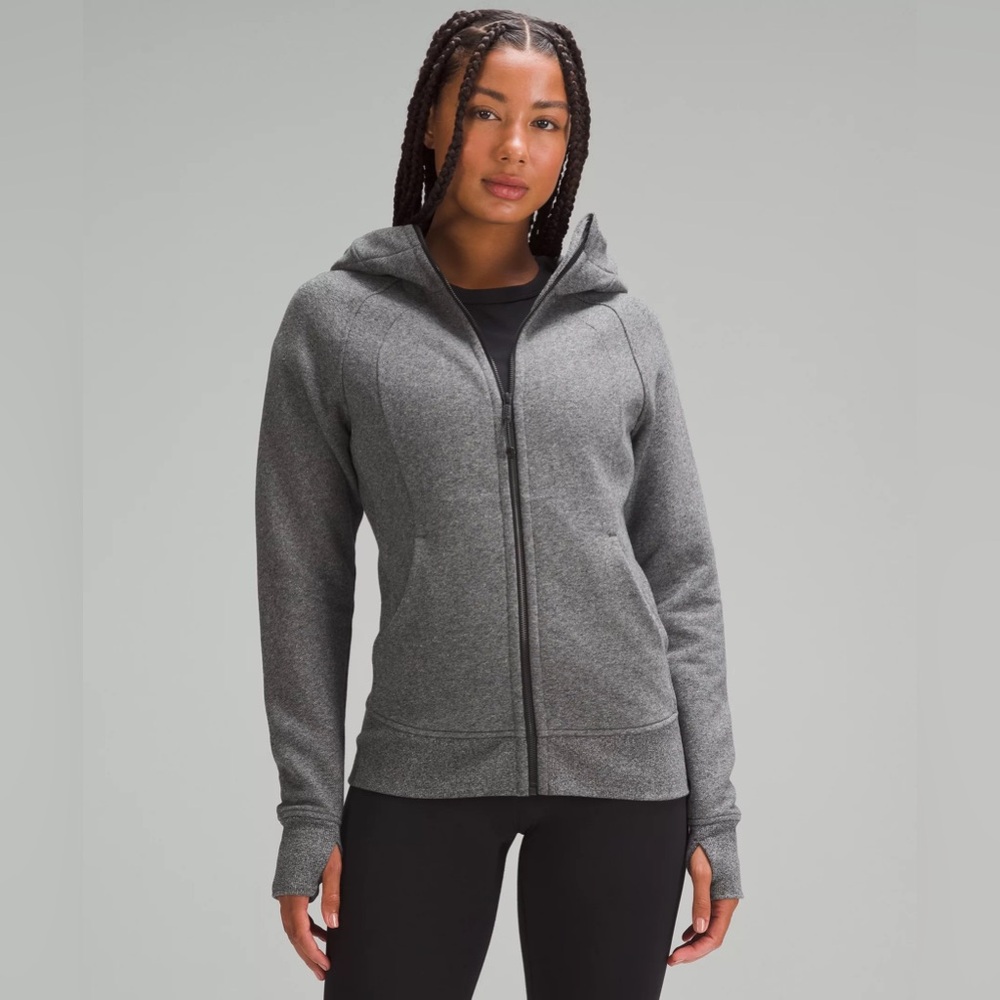 Lululemon Scuba Hoodie, Heathered Grey, 6